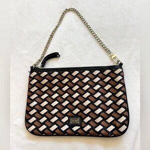 🤎Nine West Black and Brown Woven Women's Bag